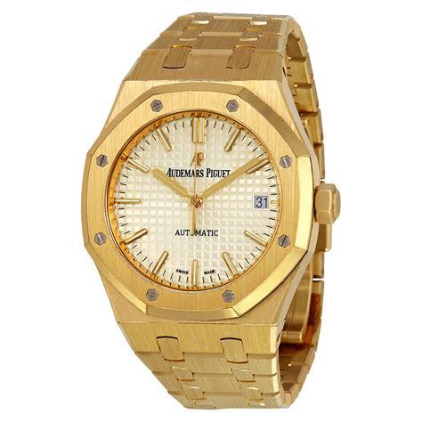 audemars piguet royal oak gold and silver|royal oak price list.